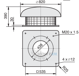 Rosenberg DH 450-4 E - описание, технические характеристики, графики